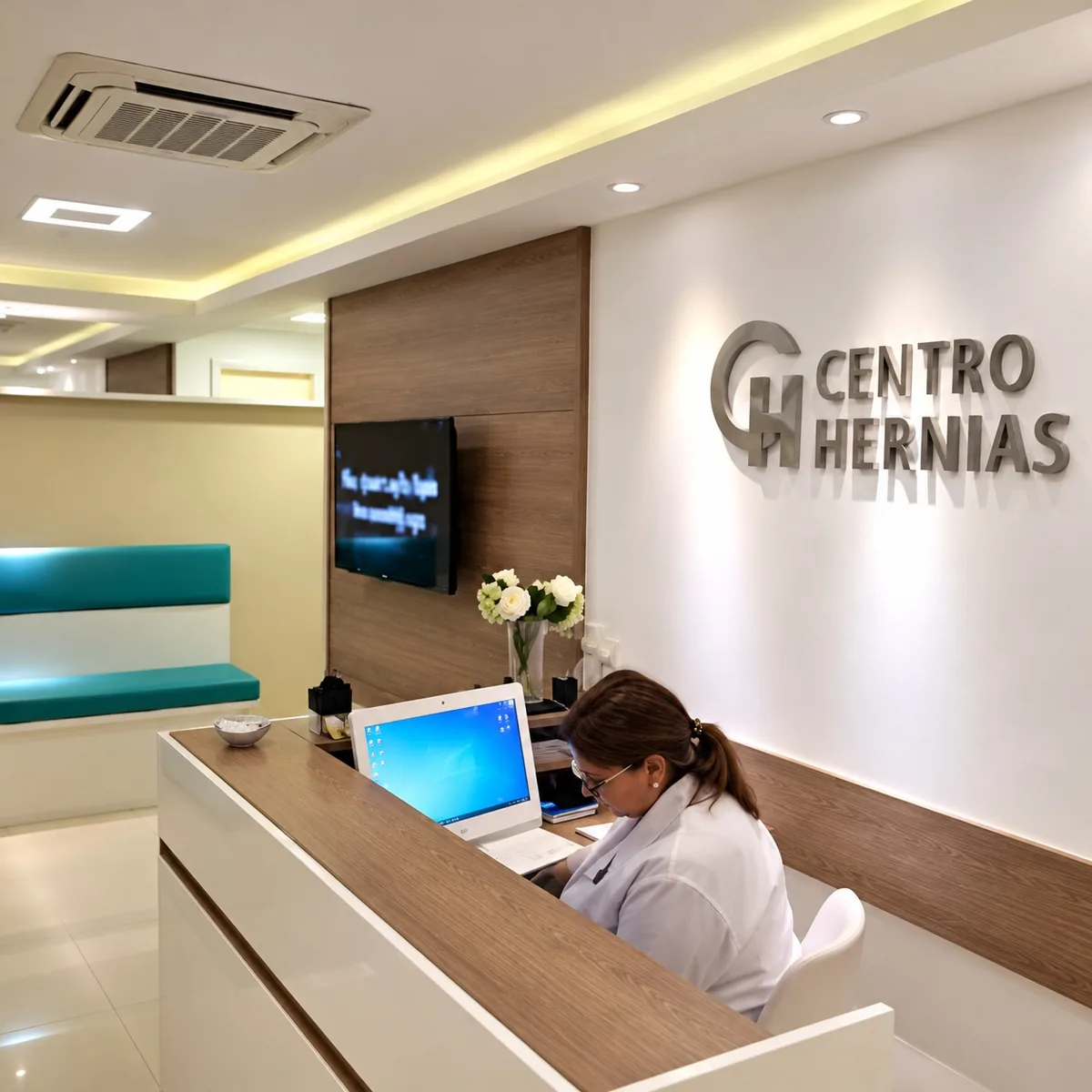 Recepção do Centro Hérnias